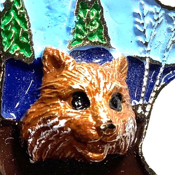 Vintage Lions Club International Fox Lapel Pin, District 5M7 Minnesota 1995-1996 - Picture 2 of 4